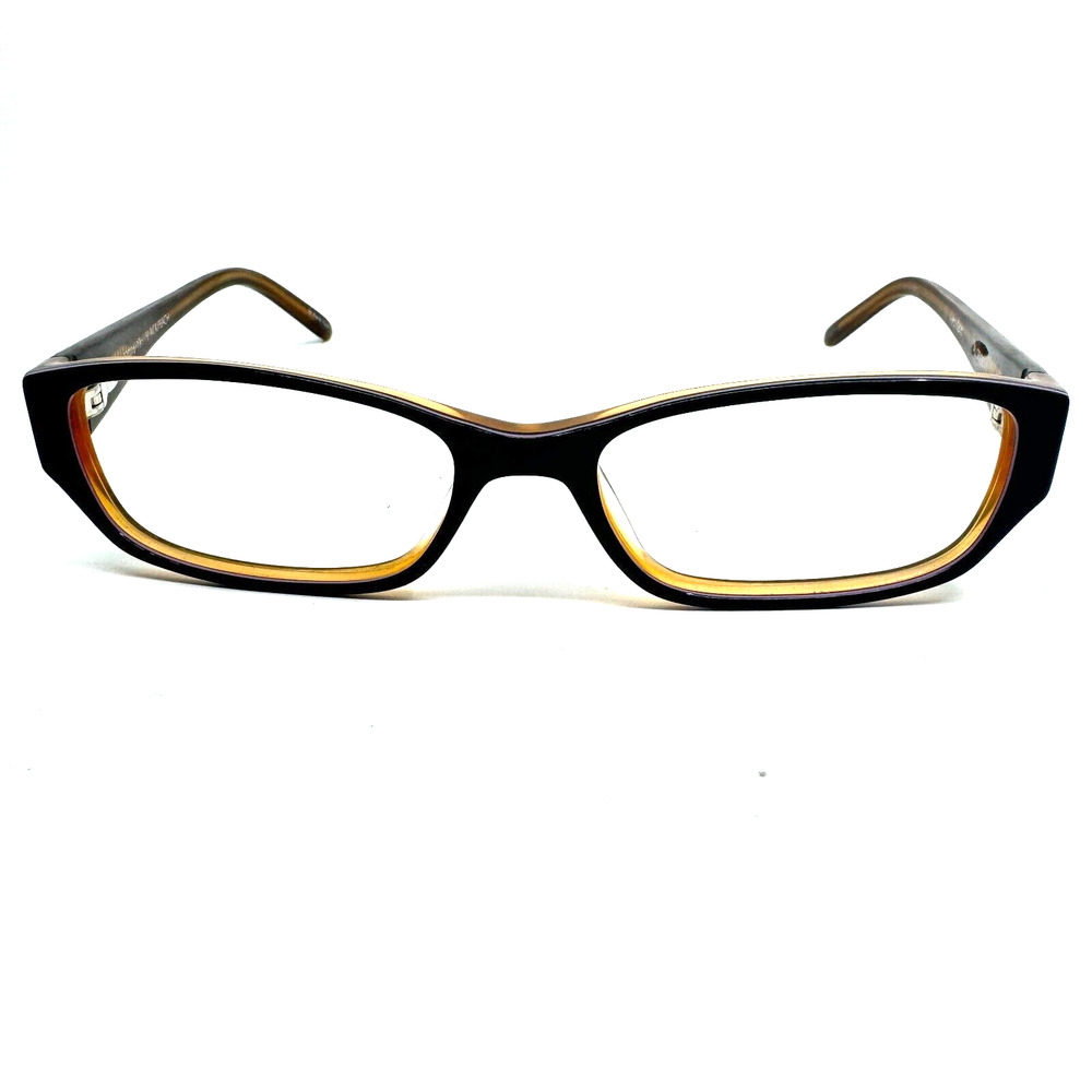 Karen Kane Eyeglasses Frames‎ ALLSPICE Black Peach 52-16-135 Full Rim H10038